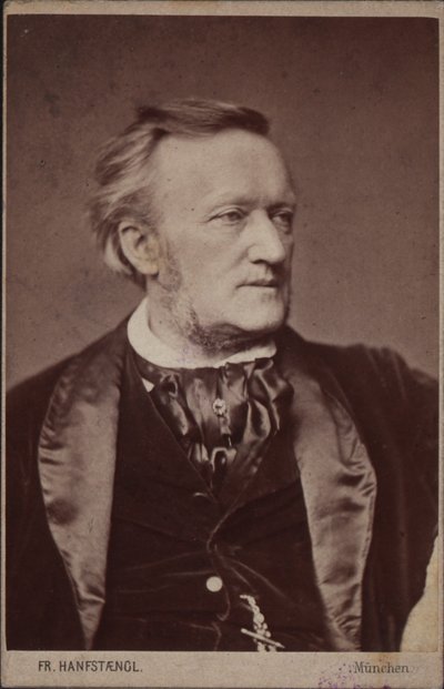 Portrait of the Composer Richard Wagner by Franz Hanfstaengl