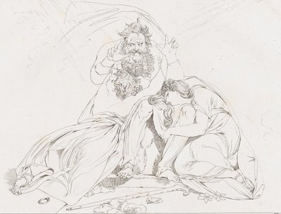 The Death of Oedipus, 1806 by Franz Hegi