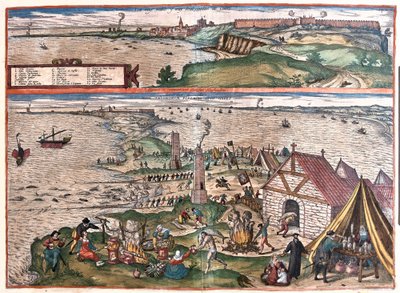 Cadiz, Spain. (Upper: the chapel of St Sebastian, lower: Cadiz