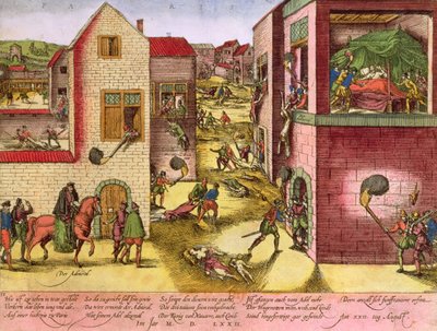 Death of Admiral Gaspard II de Coligny at the time of the St. Bartholomew