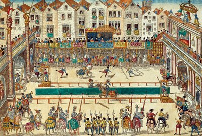 Henry II of France Mortally Wounded, June 30 by Franz Hogenberg