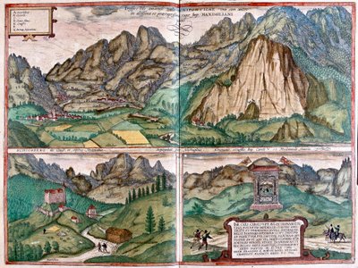 Inn Valley and Schlossberg, Germany by Franz Hogenberg