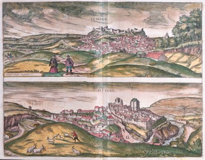 Lebrija and Setenil - Spain by Franz Hogenberg