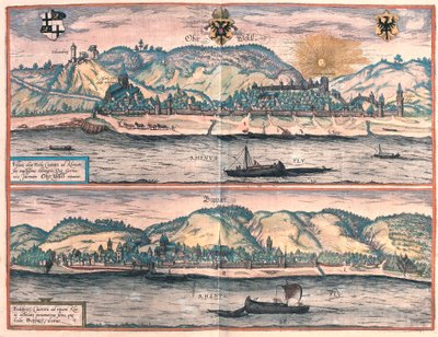 Oberwesel and Boppard, Germany (engraving) by Franz Hogenberg