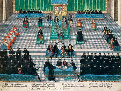 Session of States-General at Orleans, January 1561 by Franz Hogenberg