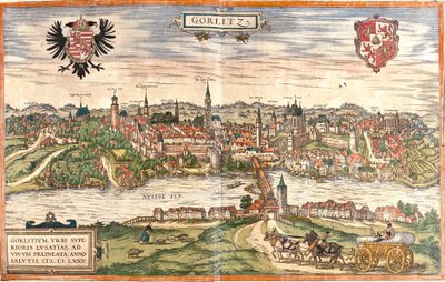 View of Gorlitz, Germany by Franz Hogenberg