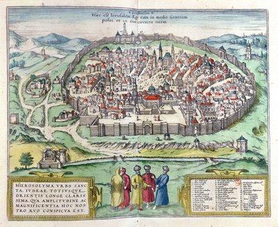 View of Jerusalem, from the Atlas 