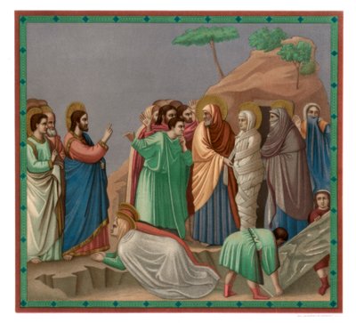 Scenes from the Life of Christ: Raising of Lazarus by Franz Kellerhoven