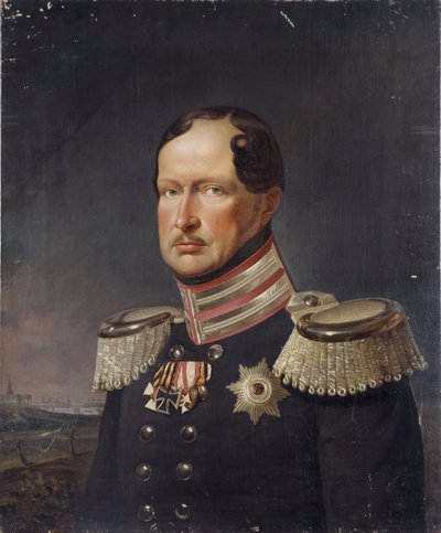 Portrait of Frederick William III of Prussia by Franz Kruger by Franz Krüger