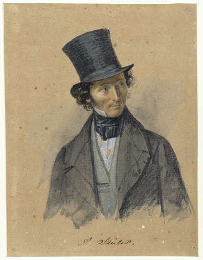 Friedrich August Stüler by Franz Krüger