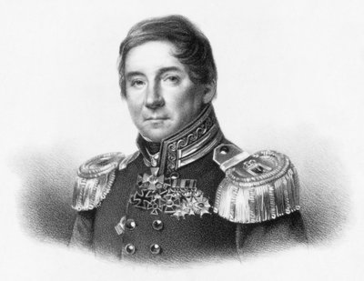 Johann Wilhelm von Wiebel by Franz Krüger
