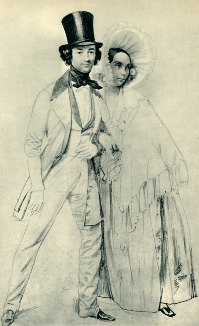 Paul and Amalie Taglioni by Franz Krüger