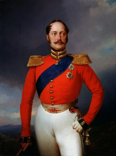 Portrait of Emperor Nicholas I, 1796-1855, 1847 by Franz Krüger