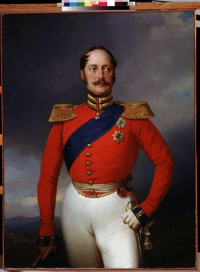 Portrait of Emperor Nicholas I by Franz Krüger