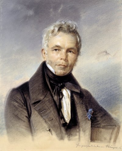 Portrait of Karl Friedrich Schinkel by Franz Krüger