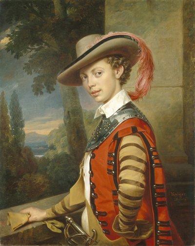 Portrait of Prince Nikolai Saltykov in Fancy Dress, 1850 by Franz Krüger