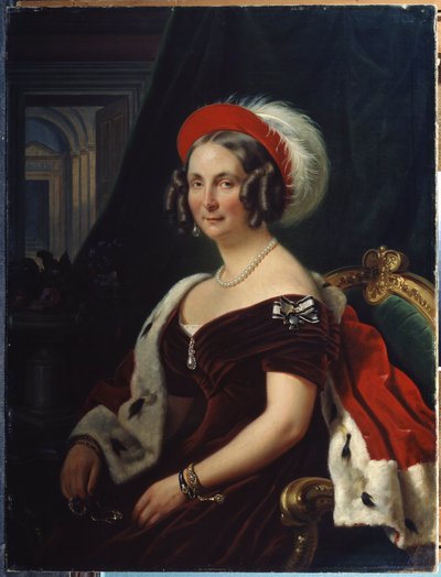 Portrait of Queen Frederica of Hanover by Franz Krüger