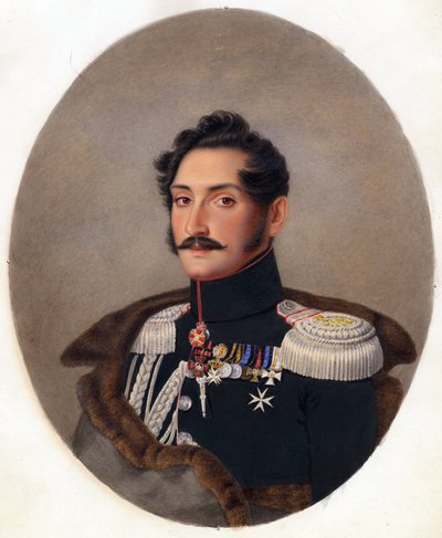Portrait of Prince Alexey Fyodorovich Orlov by Franz Krüger