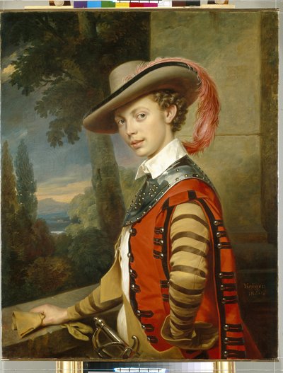 Portrait of Prince Nikolai Saltykov in Fancy Dress by Franz Krüger