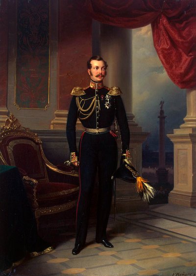 Portrait of the Crown Prince Alexander Nikolayevich by Franz Kruguer
