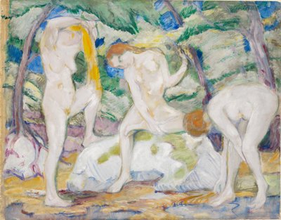 Bathing Women by Franz Marc