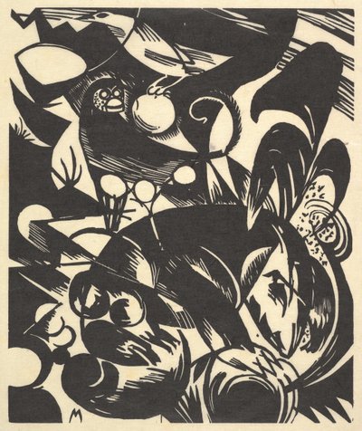 Creation I from the Portfolio New Europe by Franz Marc