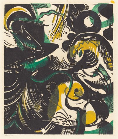 Genesis II by Franz Marc