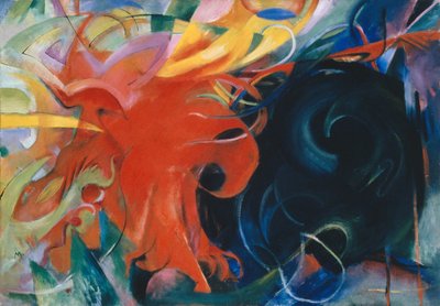 Fighting Forms by Franz Marc