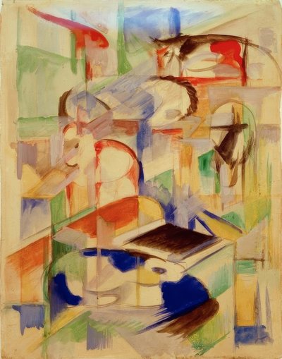 Animal Composition by Franz Marc
