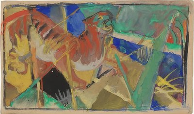 Tiger in the Jungle. 1912-13 by Franz Marc