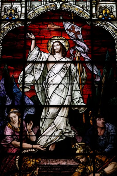 The resurrection of Jesus Christ, c.1920 by Franz Mayer