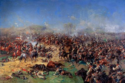 The Battle of Borodino on August 26, 1812. Third French Attack, 1913 by Franz Roubaud