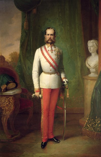 Franz Joseph I, Emperor of Austria and King of Hungary (1830-1916) by Franz Russ