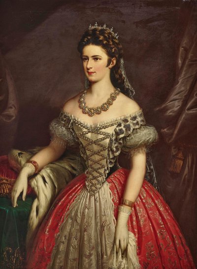 Portrait of Elisabeth of Bavaria by Franz Russ the Elder