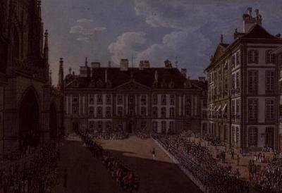The Entry Procession of the Swiss Diet to Berne by Franz Schmidt