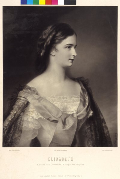 Queen of Hungary Elisabeth Empress of Austria by Franz Schrotzberg