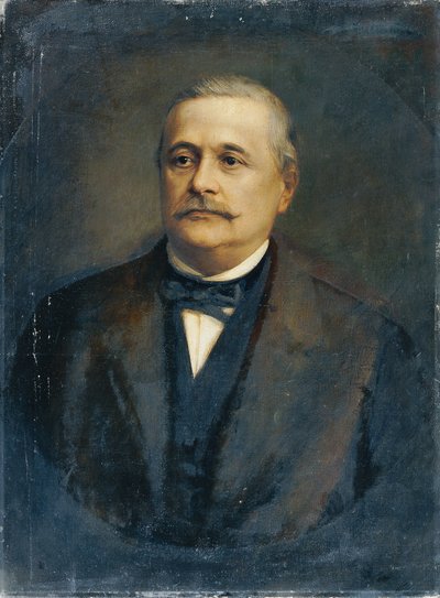 The Imperial Councilor and Reichstag Deputy Isaak Rubinstein by Franz Seraph von Lenbach