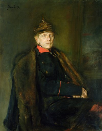 General Fieldmarshal Helmuth Graf von Moltke (1800-91), 1890 by Franz Seraph von Lenbach