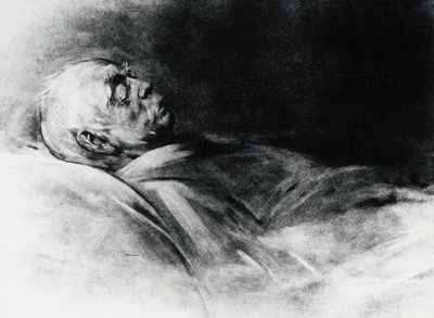 Otto von Bismarck on His Deathbed by Franz Seraph von Lenbach