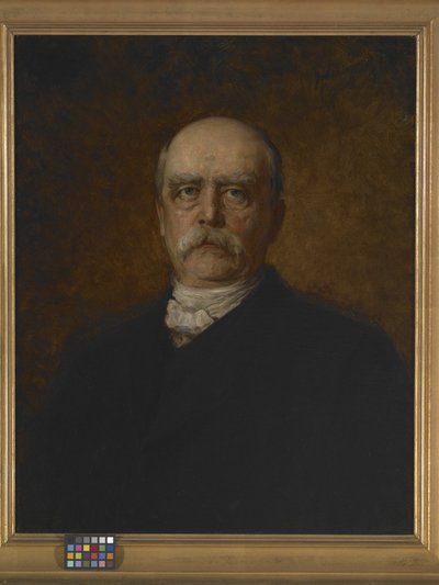 Portrait Of Otto Eduard Leopold Von Bismarck by Franz Seraph von Lenbach