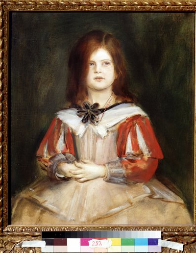 Portrait of Gabriella Lenbach by Franz Seraph von Lenbach