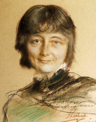 Portrait of Nina Hagerup by Franz Seraph von Lenbach