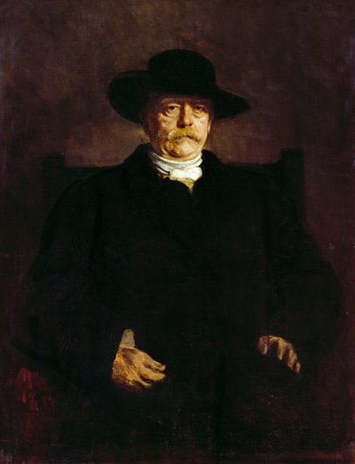 Portrait of Prince Otto von Bismarck by Franz Seraph von Lenbach