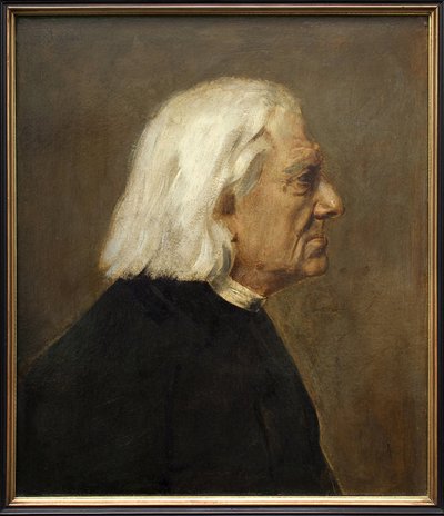 The composer Franz Liszt by Franz Seraph von Lenbach