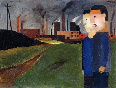 Industrial Landscape and Workers by Franz W. Seiwert