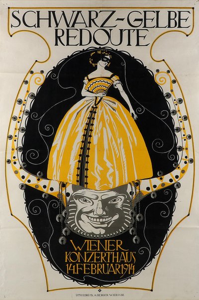 Schwarz-Gelbe Redoute, Wiener Konzerthaus by Franz Wacik