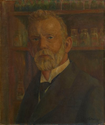 Portrait of Paul Ehrlich 1854-1915, c. 1920 by Franz Wilhelm Voigt