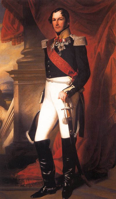 Portrait of King Leopold I in Uniform by Franz Xaver Winterhalter