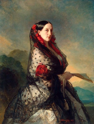 Grand Duchess Maria Nikolaevna of Russia by Franz Xaver Winterhalter