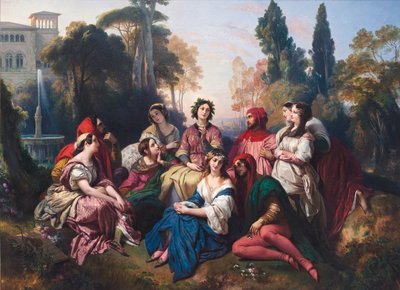 The Decameron by Franz Xaver Winterhalter